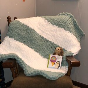 Handmade Chunky Knit Throw
